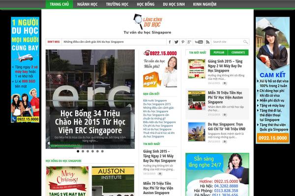 Site using Float Left Right Advertising plugin