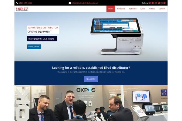 langleydistribution.co.uk site used thebox