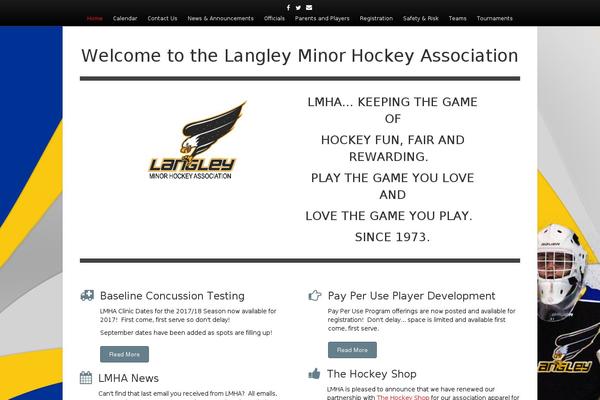 langleyminorhockey.ca site used Teamsnap
