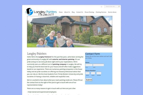 Chameleon theme site design template sample
