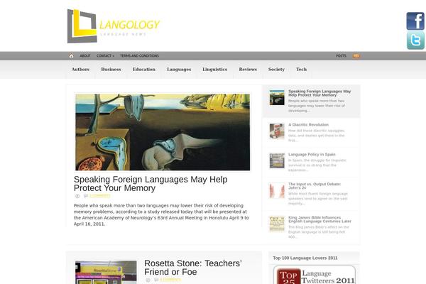 Logbook WP theme site design template sample