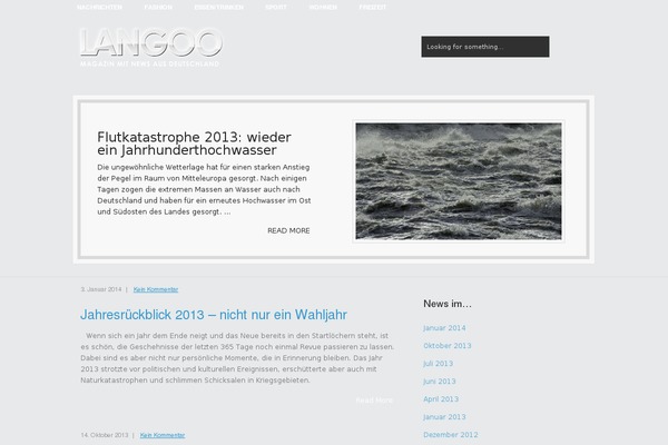 Pallas theme site design template sample