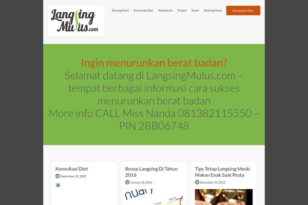 langsingmulus.com site used Meanthemes_pushy