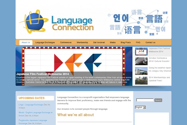 Custom Community Pro theme site design template sample