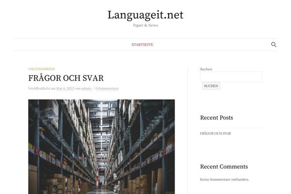 Graphy theme site design template sample