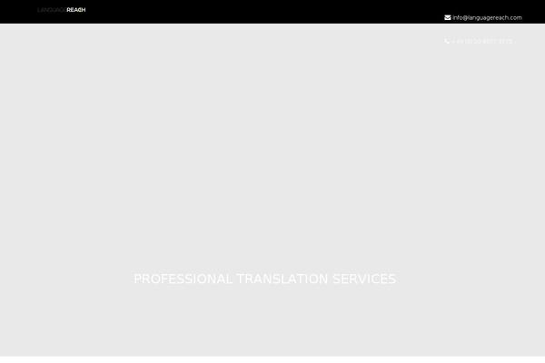 THEONE theme site design template sample