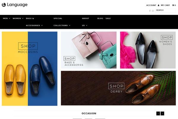 languageshoes.com site used Language