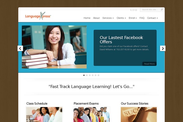 languagexpress.com site used Chameleon3