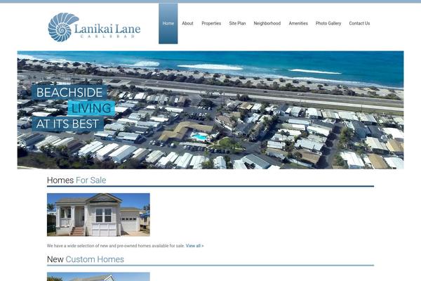 Homeland theme site design template sample