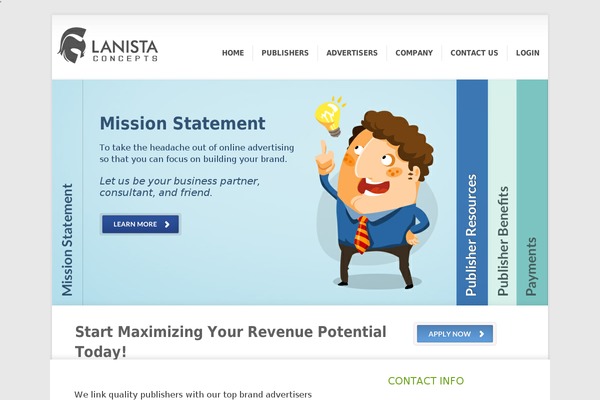 lanistaads.com site used Lanista