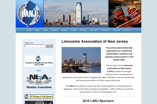 Limo theme site design template sample