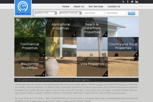 Site using Easy Social plugin