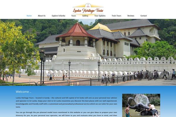 lankaheritagetours.com site used Imprezat