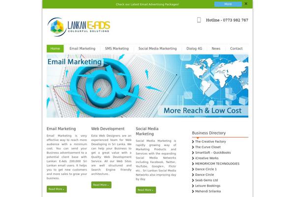 InfoWay theme site design template sample