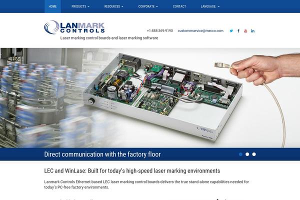 lanmarkcontrols.com site used Lanmark