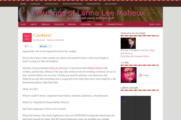 Luscious theme site design template sample