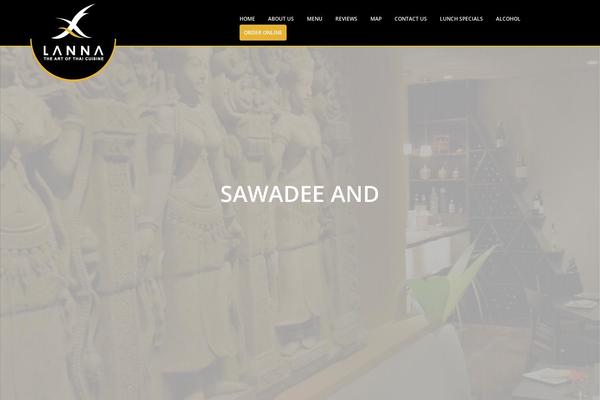 Visia theme site design template sample