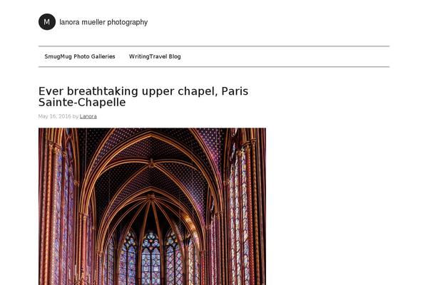 Site using SmugMug Embed plugin