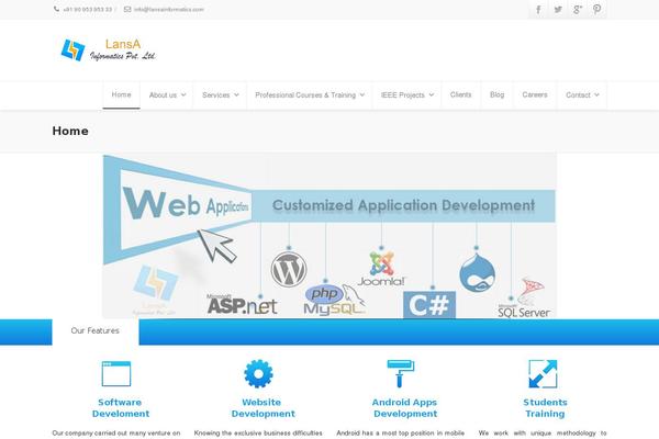 Site using Information Reel plugin