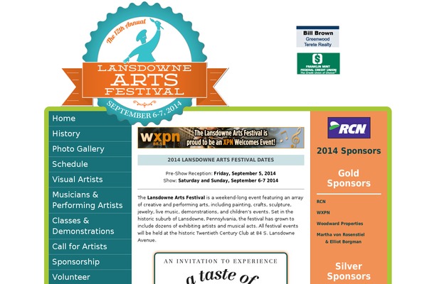 Default theme site design template sample