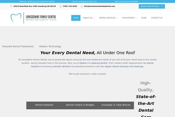 lansdownefamilydental.com site used MediCenter