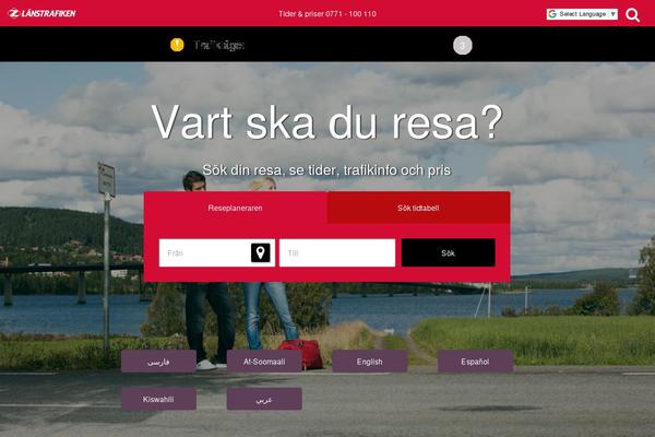 lanstrafiken-z.se site used Mbptheme