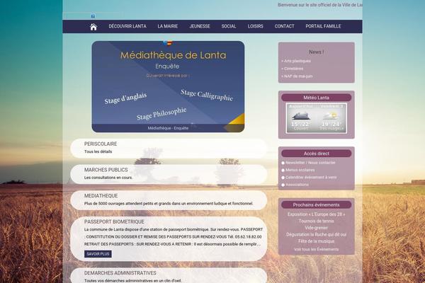 lanta.fr site used Happenstance-premium
