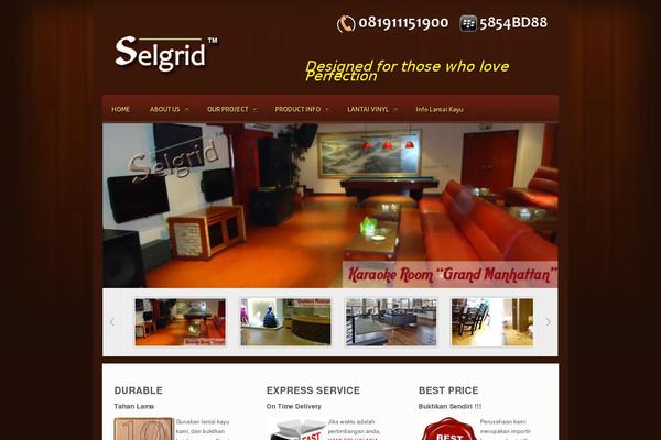 Site using Floating Social Bar plugin