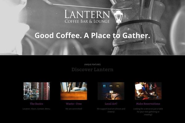 The One Pager theme site design template sample