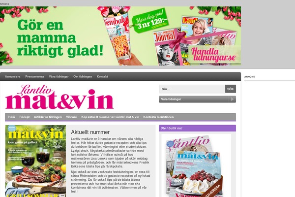 lantlivmatochvin.se site used Lrfmedia