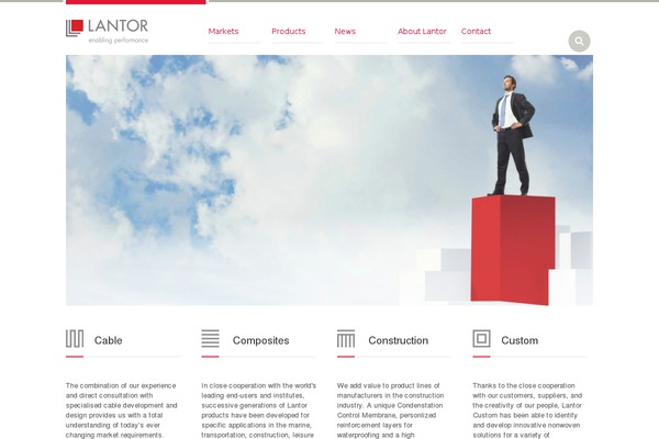 Industrial theme site design template sample