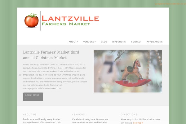 Dandelion theme site design template sample