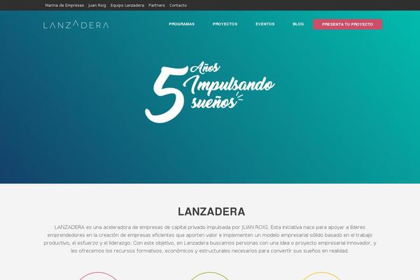 lanzadera.com site used Lanzadera