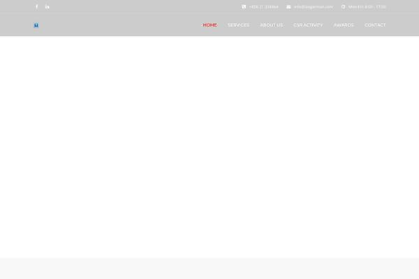 Construct theme site design template sample