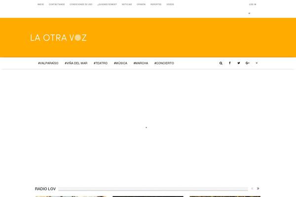 fMagazine theme site design template sample
