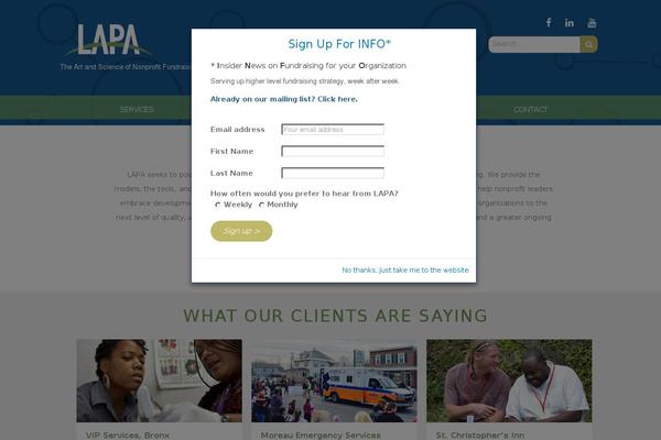 lapafundraising.com site used Lapa-fundraising