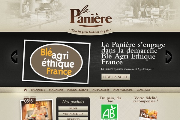 lapaniere.com site used Dc_theme-master