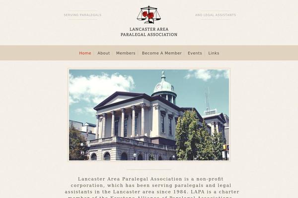 Lapa theme site design template sample