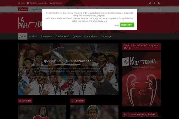 Discover theme site design template sample