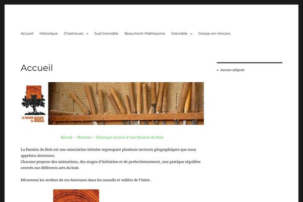 Twenty Sixteen theme site design template sample