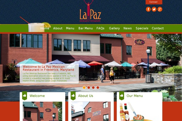 Dine & Drink theme site design template sample