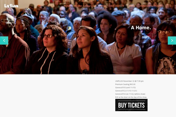 Site using The Events Calendar plugin