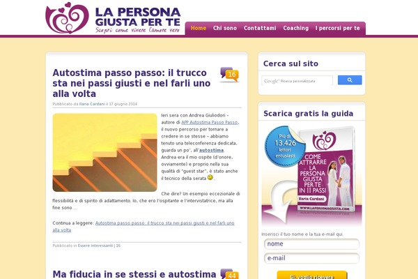 lapersonagiusta.com site used Lapersonagiusta2019