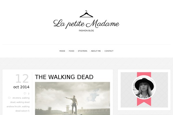 John Doe's Blog theme site design template sample