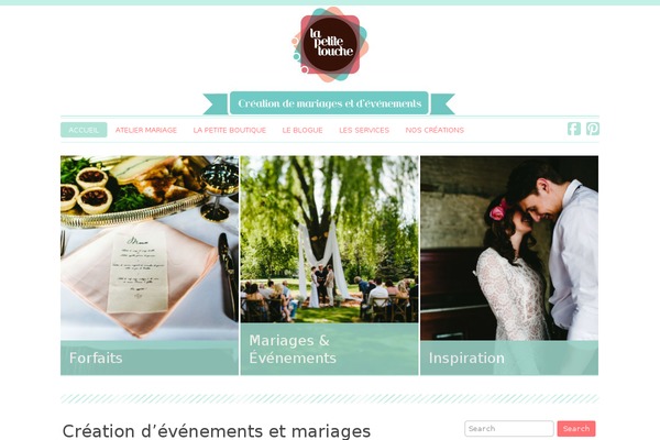 Chamomile theme site design template sample
