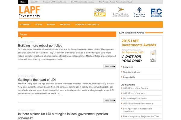 Magazine theme site design template sample