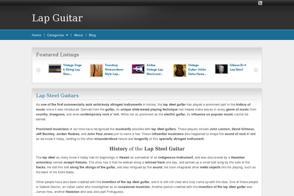 Default theme site design template sample