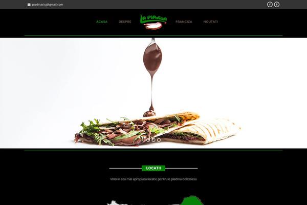Bakery theme site design template sample