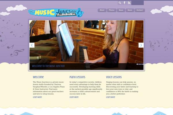 Happy Kids theme site design template sample