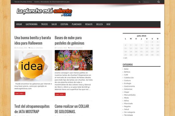 Jarida theme site design template sample